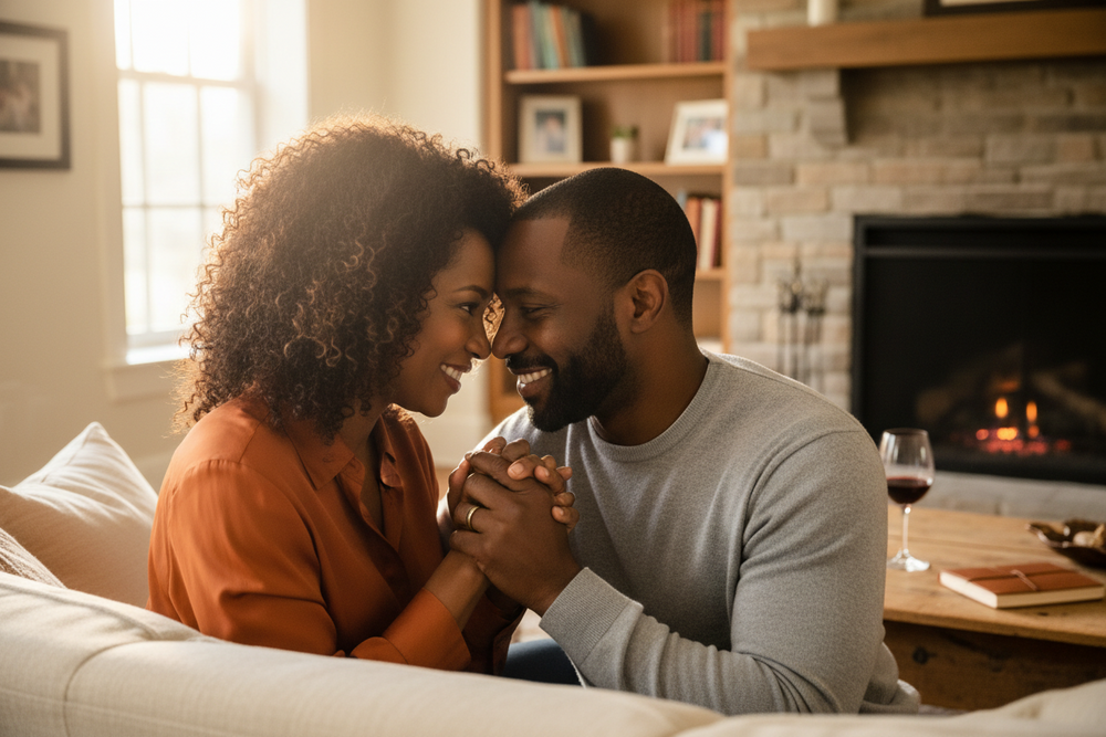 Couple in Love Reuniting