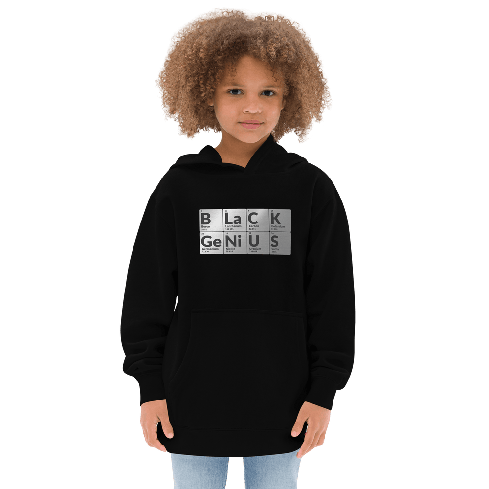 Black Genius Kids fleece hoodie - Norian Love