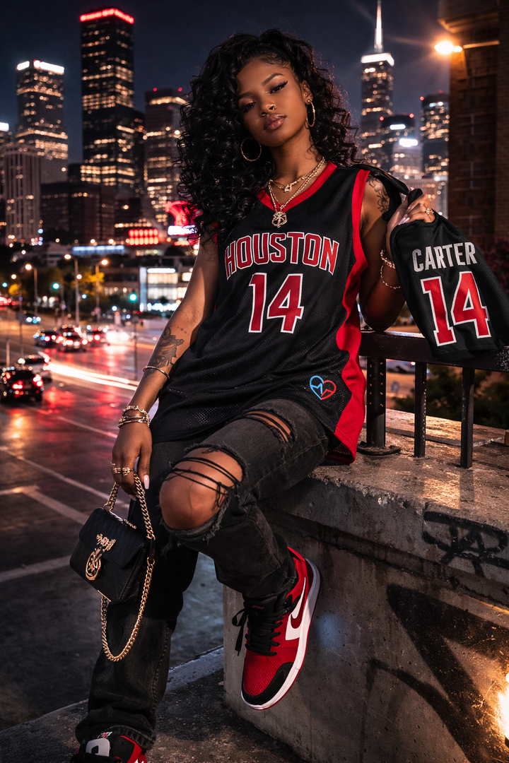 Jaden “Smoke” Carter #14 Jersey – Hall of Fame Edition | Winter: A Love Story