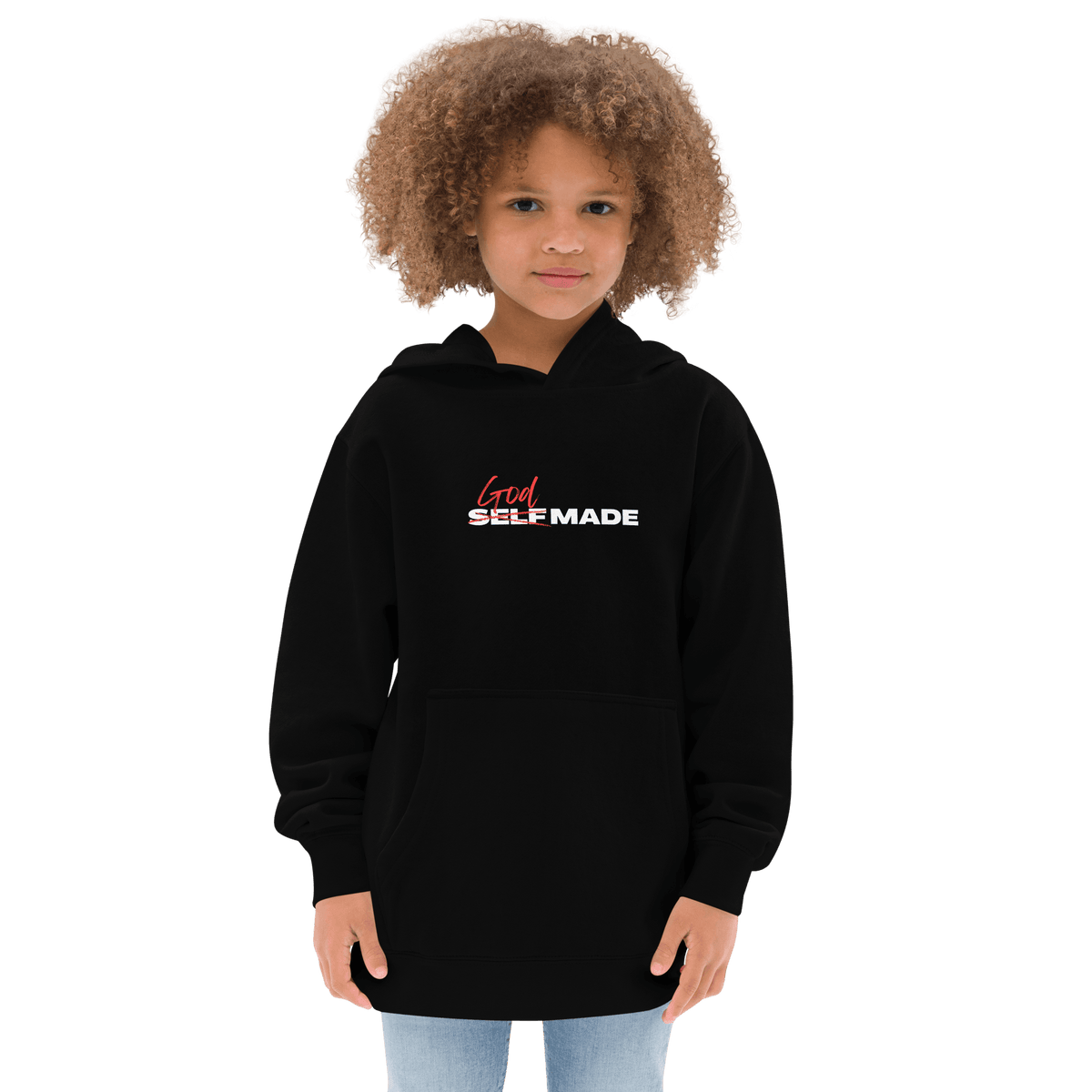 God Made Kids Hoodie – Youth Christian Faith Streetwear | Norian Love