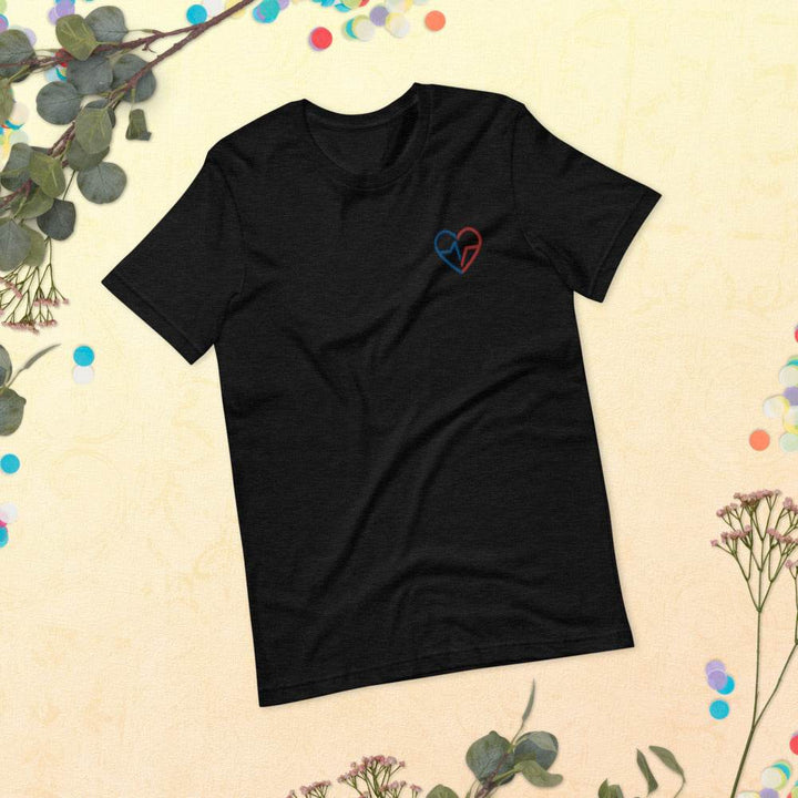 Flat Lay of Love Clan Classic Embroidered T-Shirt - Norian Love