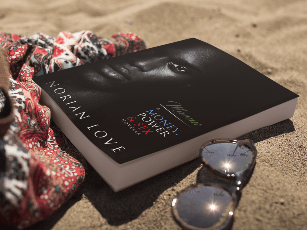 Marcus: A Money, Power & Sex Novella - Norian Love Flay Lay on the beach with Glasses
