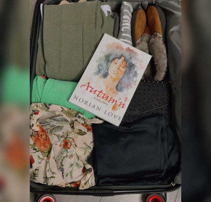 Autumn: A Love Story by Norian Love in a suitcase