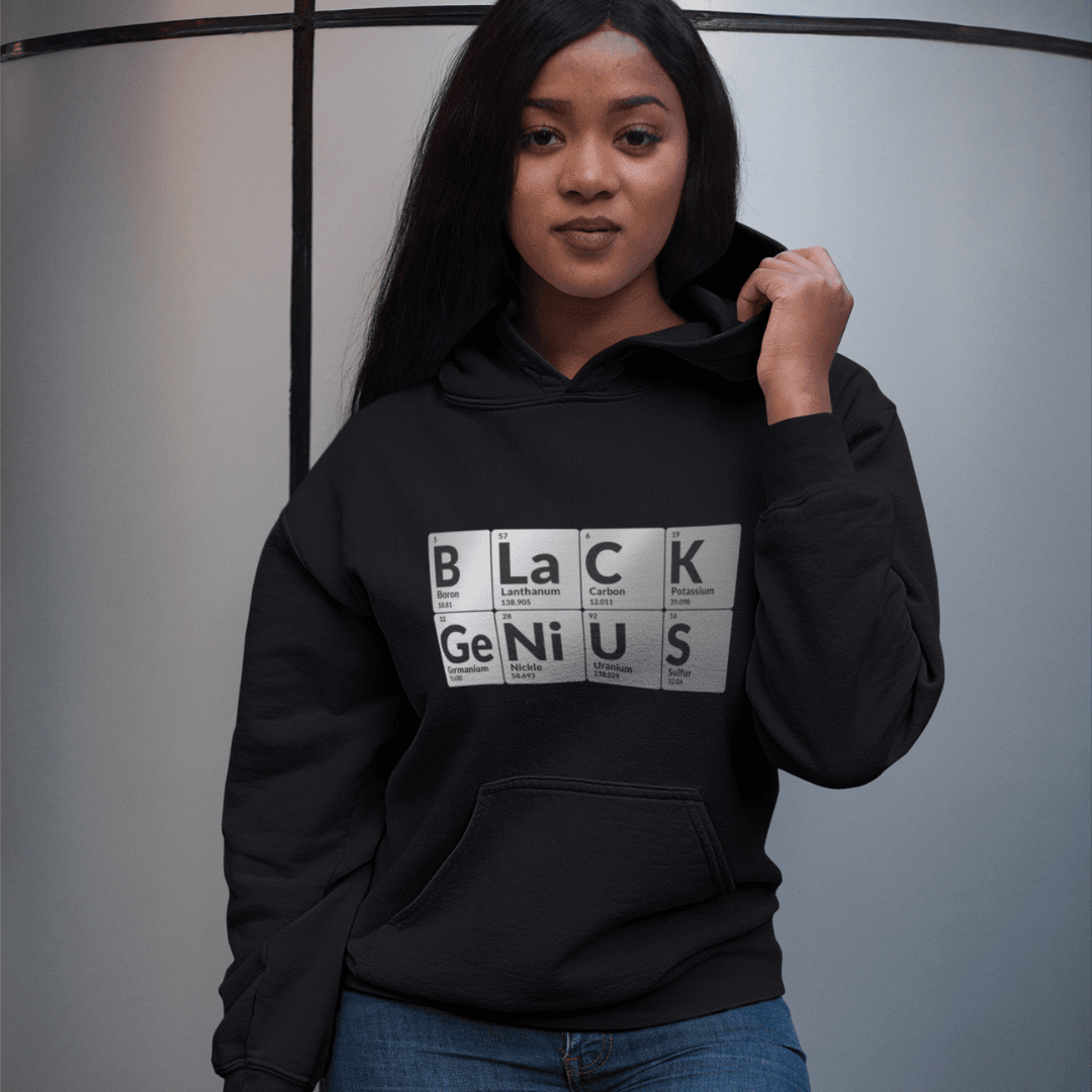 Black Genius Unisex Hoodie