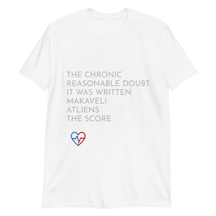 White Flat lay of Hip-Hop Essentials Tee Norian Love