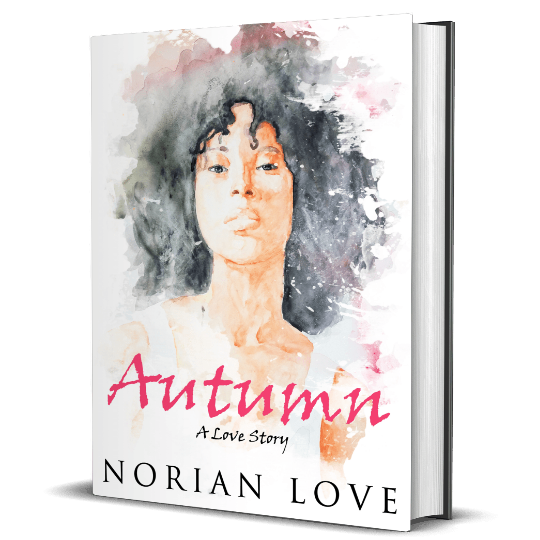 Autumn: A Love Story by Norian Love transparent book mockup