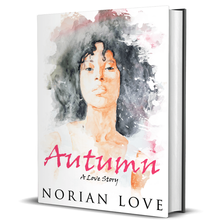 Autumn: A Love Story by Norian Love transparent book mockup
