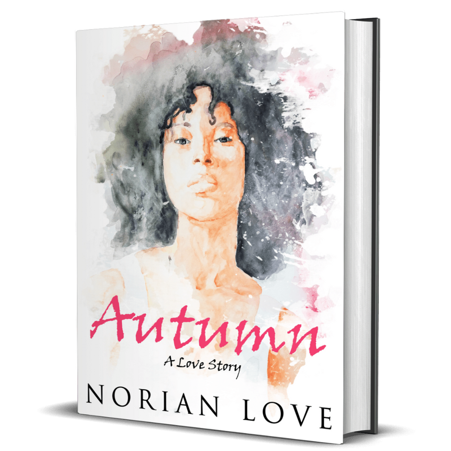 Autumn: A Love Story by Norian Love transparent book mockup