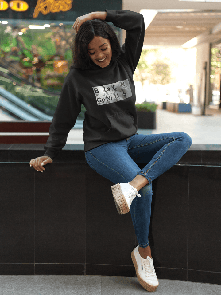 Black Genius Unisex Hoodie - Norian Love