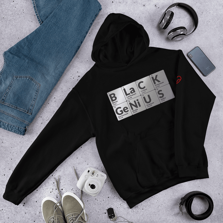 Black Genius Unisex Hoodie - Norian Love