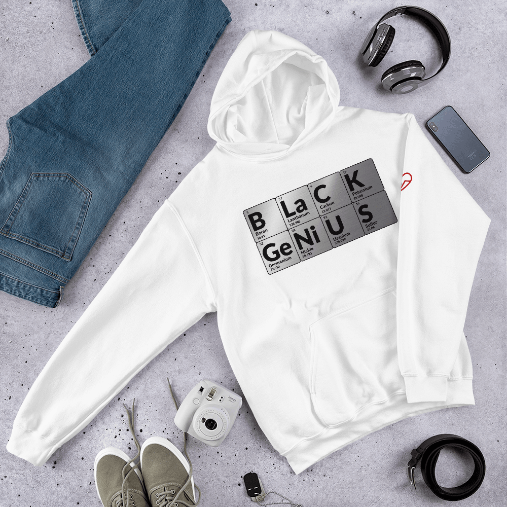 Black Genius Unisex Hoodie - Norian Love