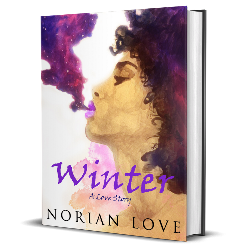 Winter: A Love Story by Norian Love transparent book mockup