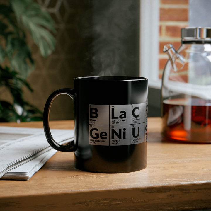 Black Genius 11oz Black Mug