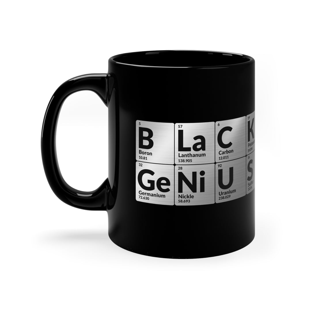 Black Genius 11oz Black Mug
